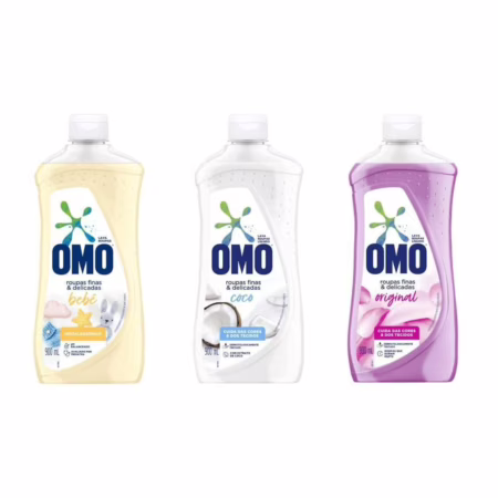 Sabão Líquido Omo Roupas Finas E Delicadas Bebê 900ml