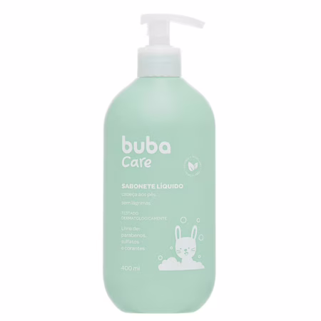 Sabonete Líquido Buba Infantil Bebê sem Lágrimas 400ml