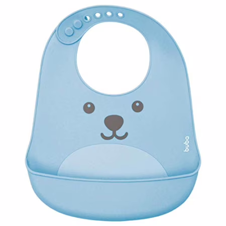 Babador De Silicone Com Pega Migalhas Gumy, Buba