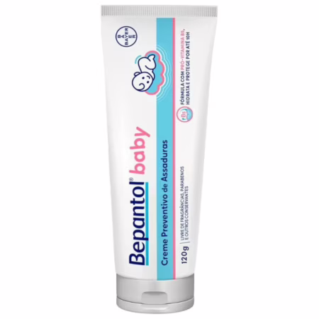 Bepantol Baby Pomada Assadura Bebe, Creme Preventivo de Assaduras, Hipoalergênica, 120g