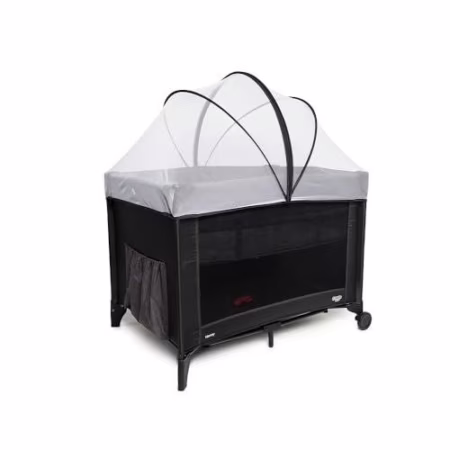 🛍️Berço Cosco Kids, Nanny, 0 a 18kg, Preto Mescla