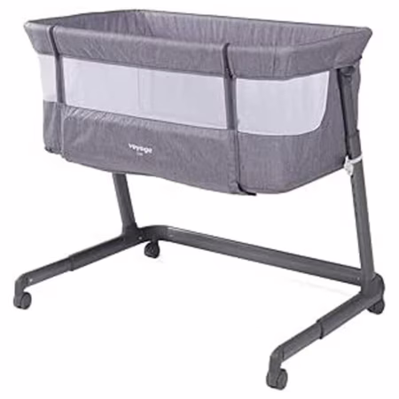 Berço Portátil Encaixa Na Cama Co-bed, Voyage - Cinza