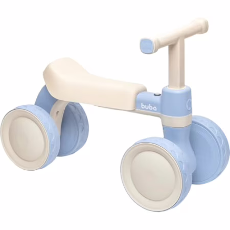 Bicicleta de Equilibrio Com Som - 4 Rodas, BUBA - 2 Opções Cores
