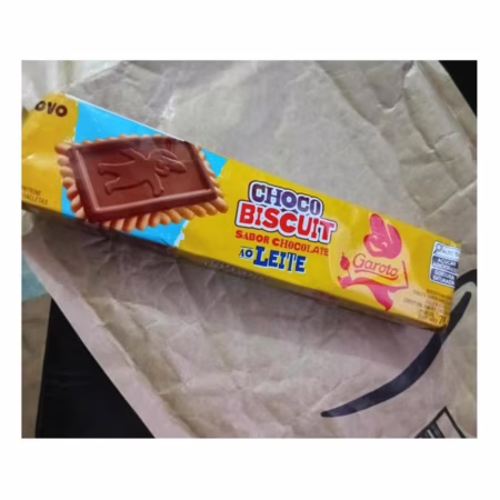 Biscoito com Chocolate Chocobiscuit GAROTO ao Leite 78g