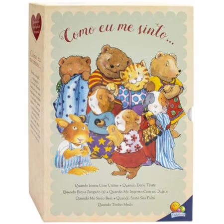 Box com 7 Livros Como Eu Me Sinto Capa dura