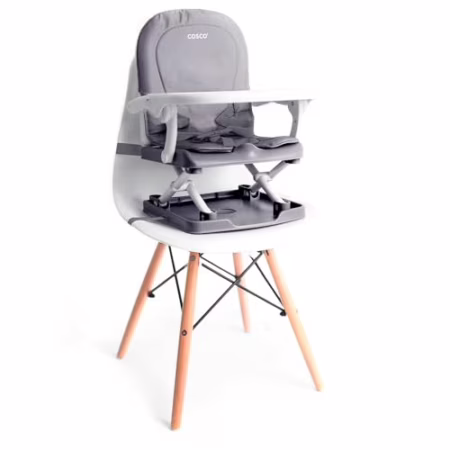 Cadeira de Refeição Portátil Pop Cinza, Cosco Kids