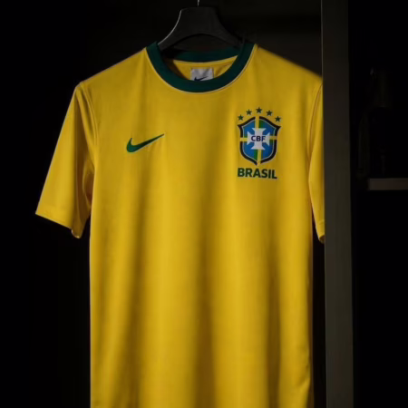 🛍️ Camisa Brasil Nike I 2026/27 Fã Masculina Amarelo/verde 3g