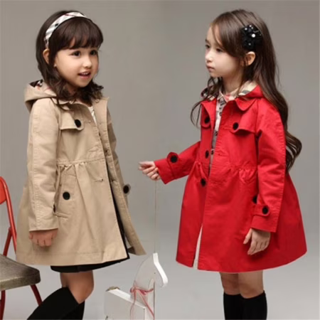 🛍️ Casaco De Primavera Outono Windbreaker Moda Infantil Nova Roupa Exterior 3-12 Anos