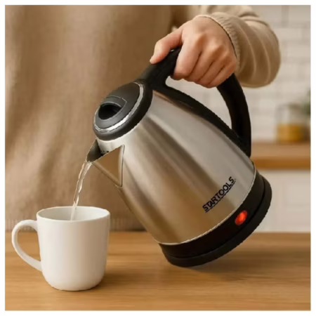 Chaleira Elétrica Jarra 1.8L Café Chá Inox 220v