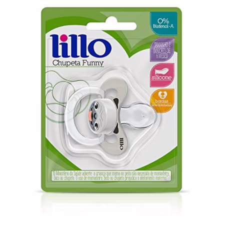 Chupeta Funny Animais Silicone Anatômico Tamanho 2 Lillo
