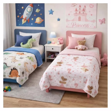 Cobertor Manta Infantil Solteiro 1,80m x  2,0 m – Cobertor Aconchegante