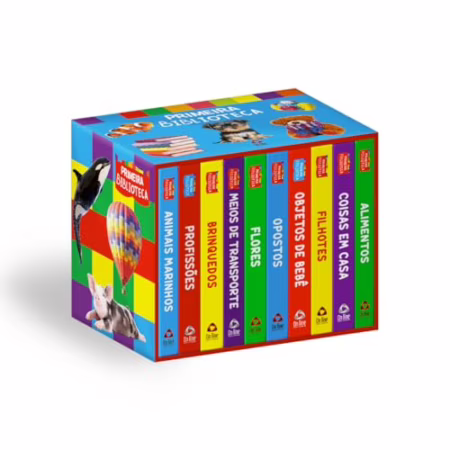 Coleção Primeira Biblioteca Volume 02 - Box com 10 Livrinhos