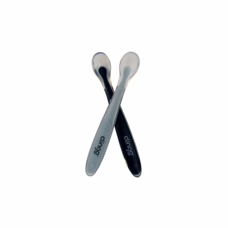 Colheres De Silicone Clingo Marinho 2 Unidades