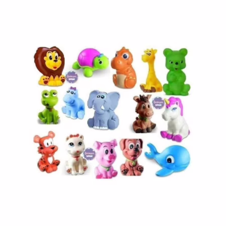 Cometa Brinquedos, Coleção Bichinhos, Vinil,  Colorido, Levemente Perfumada