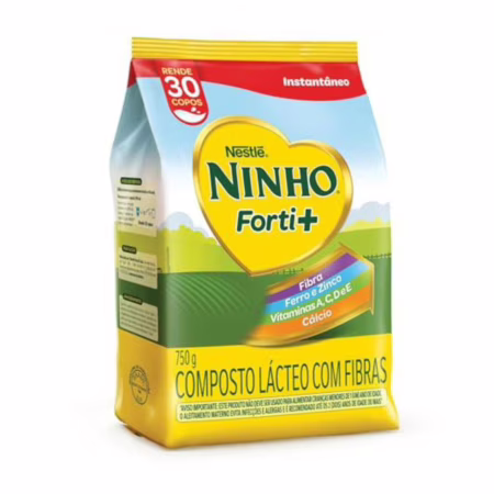 Composto Lácteo, Nestlé, Ninho Forti+, Pacote, 750g