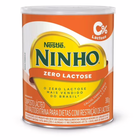 Composto Lácteo Ninho Fort+ Zero Lactose 380g