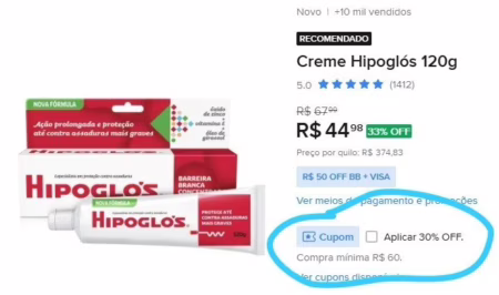 Creme Hipoglós 120g