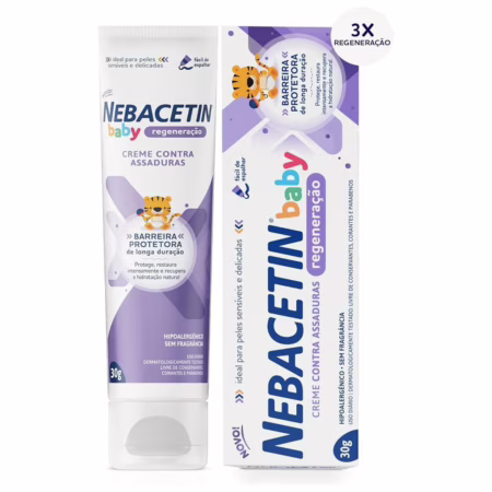 Creme Prevenção Nebacetin Baby Regeneração 30g