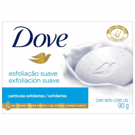 Dove Sabonete em Barra Esfoliação Suave 90 g