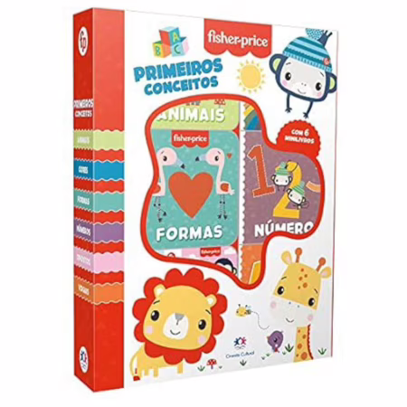 Fisher-Price - Primeiros Conceitos, 6 Minilivrinhos