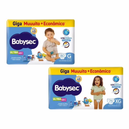 Fralda Babysec Ultasec Giga