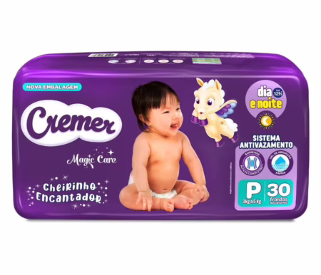 Fralda Cremer Magic Care P 30 unidades