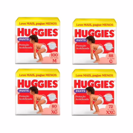 Fralda Huggies Proteção Acolchoada Roupinha