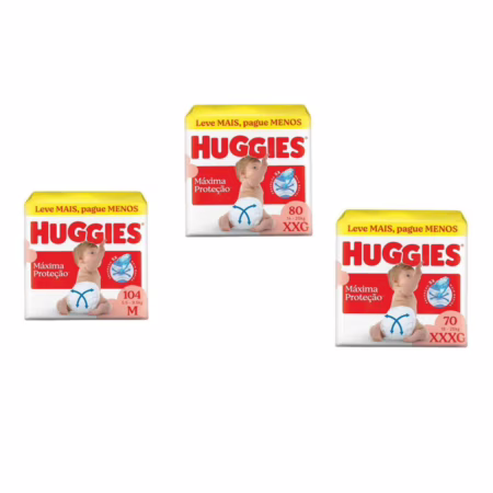 Fralda Huggies Supreme Care (pacote grande!)