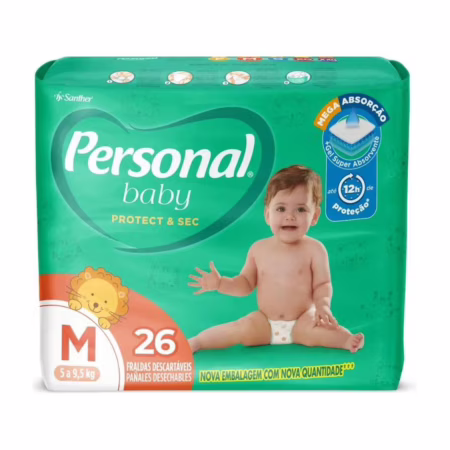 Fralda Personal Baby Protect&Sec M com 26