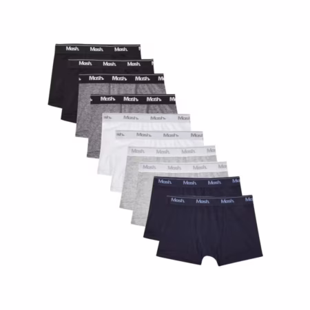 Kit 10 Cuecas Boxer Mash (Tam. P e GG)
