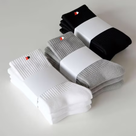 Kit 15 Pares Meias Sport Algodão Cano Alto Sandrini Conforto