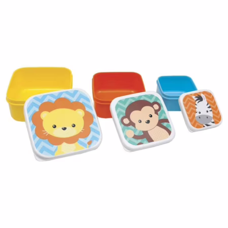 Kit 3 Potinhos Animais - Buba (550ml / 350ml / 250ml)