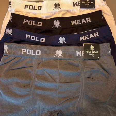 Kit 6 Cuecas Boxer Polo Wear Microfibra Sem Costura Original