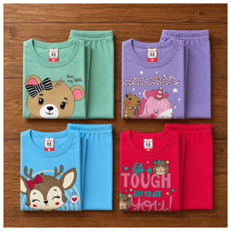 Kit 8 Peças Moletom Menina Infantil Inverno • A