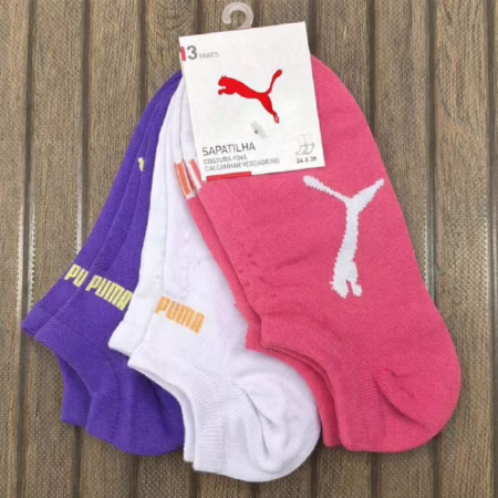 💎 Kit 9 Pares Meias Puma Sapatilha Soquete Invisível Original
