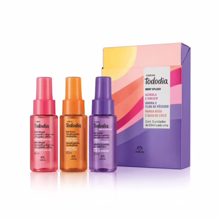 Kit Natura Tododia Body Splash Miniaturas Verão (3 Unidades)