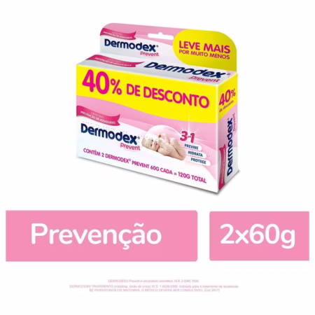 Kit Pomada para Prevenção de Assaduras Dermodex Prevent