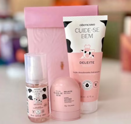 Kit Presente Cuide-Se Bem Deleite O Boticário (3 Itens)