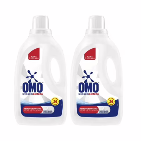 Kit Sabão Líquido Omo Multiação Lavagem Perfeita - 5L 2 Unidades