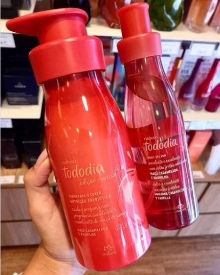 ▪️ Kit Tododia Maçã Caramelada e Baunilha com Body Splash (2 produtos)