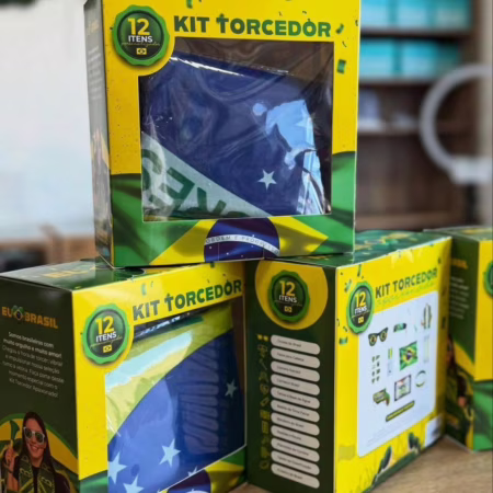 Kit Torcida Brasil Copa 2026 (12 itens)
