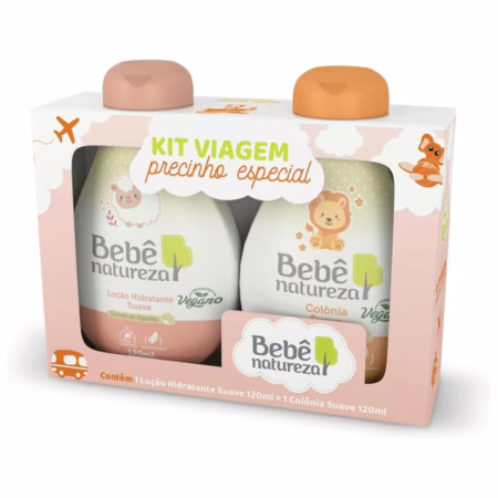 Kit Viagem Loção Corporal 120ml + Colonia 120ml - Bebê Natureza