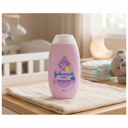 Loção Hidratante Relaxante Para Uso Diário Johnson's Baby Hora Do Sono, 200mL