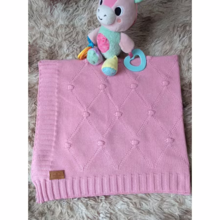 Manta Bebê em Tricot