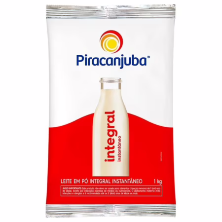 Piracanjuba Leite Em Pó Integral Instantâneo 1Kg