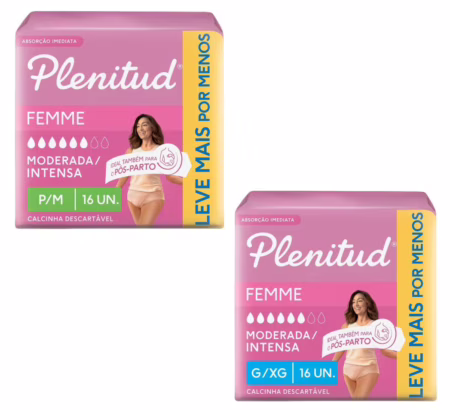 Roupa Íntima Plenitud Active Mulher