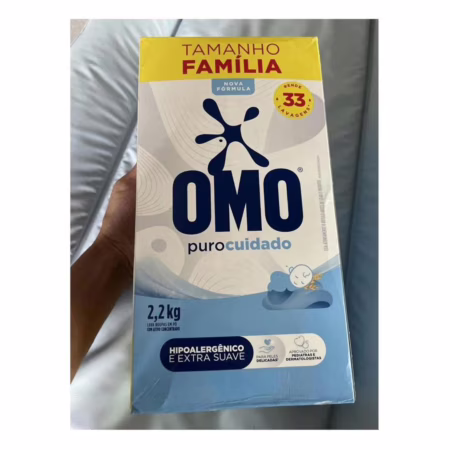 Sabão em Pó Omo Puro Cuidado 2,2Kg