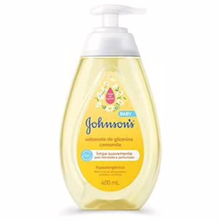 Sabonete Líquido Glicerina Camomila JOHNSON’S® Baby, 400mL
