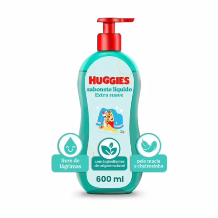 Sabonete Líquido Huggies Extra Suave 600ml