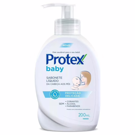 Sabonete Líquido Infantil para bebês Protex Baby Delicate Care 200ml